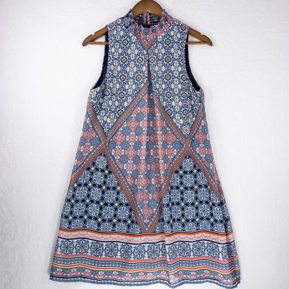 Speechless Geometric Design Dress Size Medium Midi Sundress - Picture 8 of 10